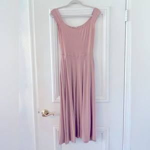 Reformation Ballerina-inspired Stretch Dusty Rose Dress 🌸